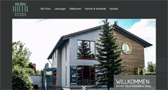 Desktop Screenshot of huth-holzbau.de